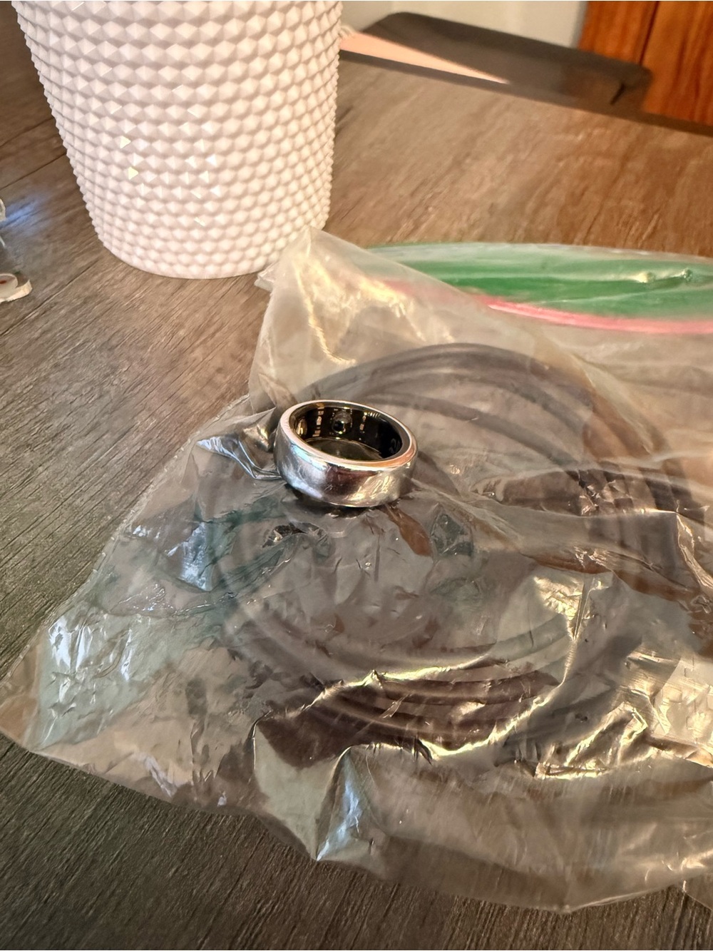 Silver oura ring gen 3 size 8